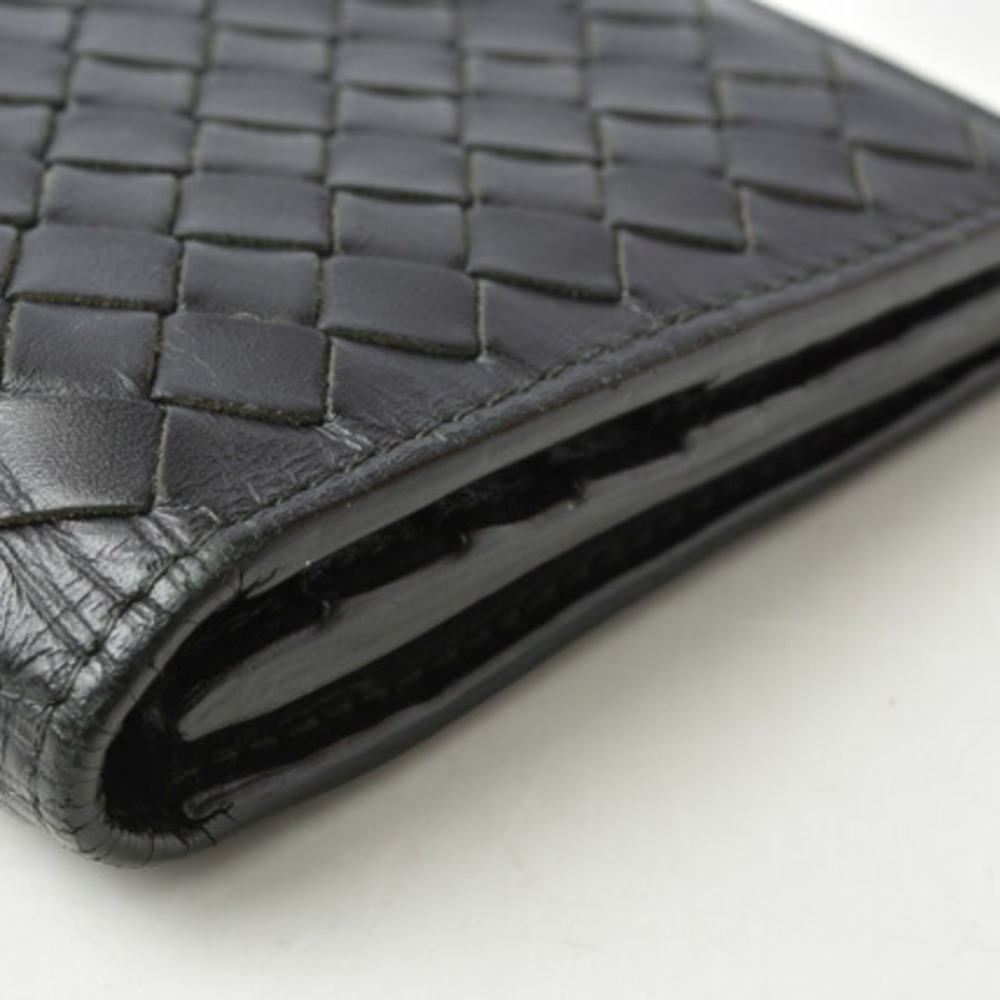Bottega Veneta Wallet Men's BOTTEGA VENETA Long 156819 V4651 1000 Intrecciato... - Picture 5 of 12